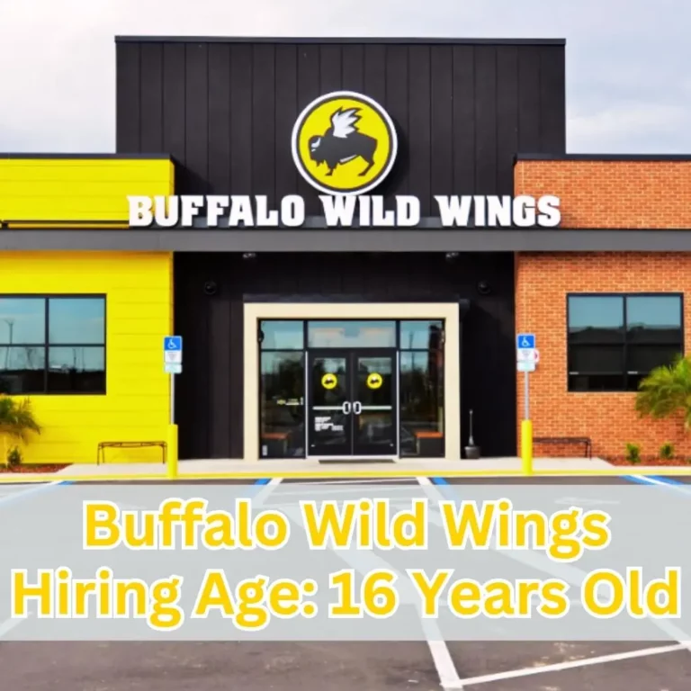 Buffalo Wild Wings Hiring Age 16 Years Old