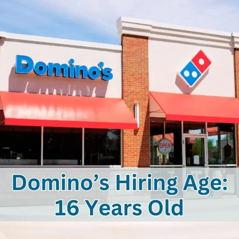 Domino's Hiring Age 16 Years Old
