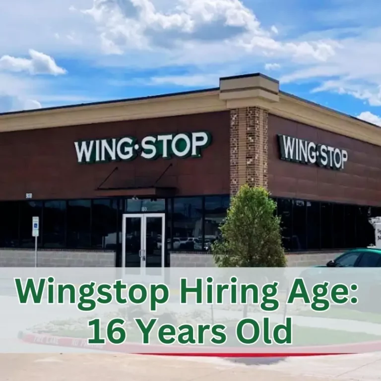 Wingstop Hiring Age 16 Years Old